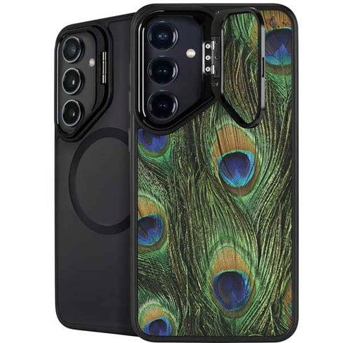 Peacock Galaxy S25 Kickstand Case